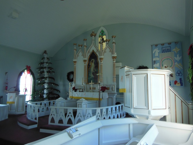 Lihue church
        interior